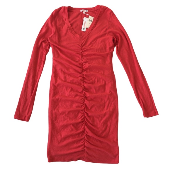 Sundry Dresses & Skirts - Sundry Ruched Knit Mini Dress Anthropologie Medium